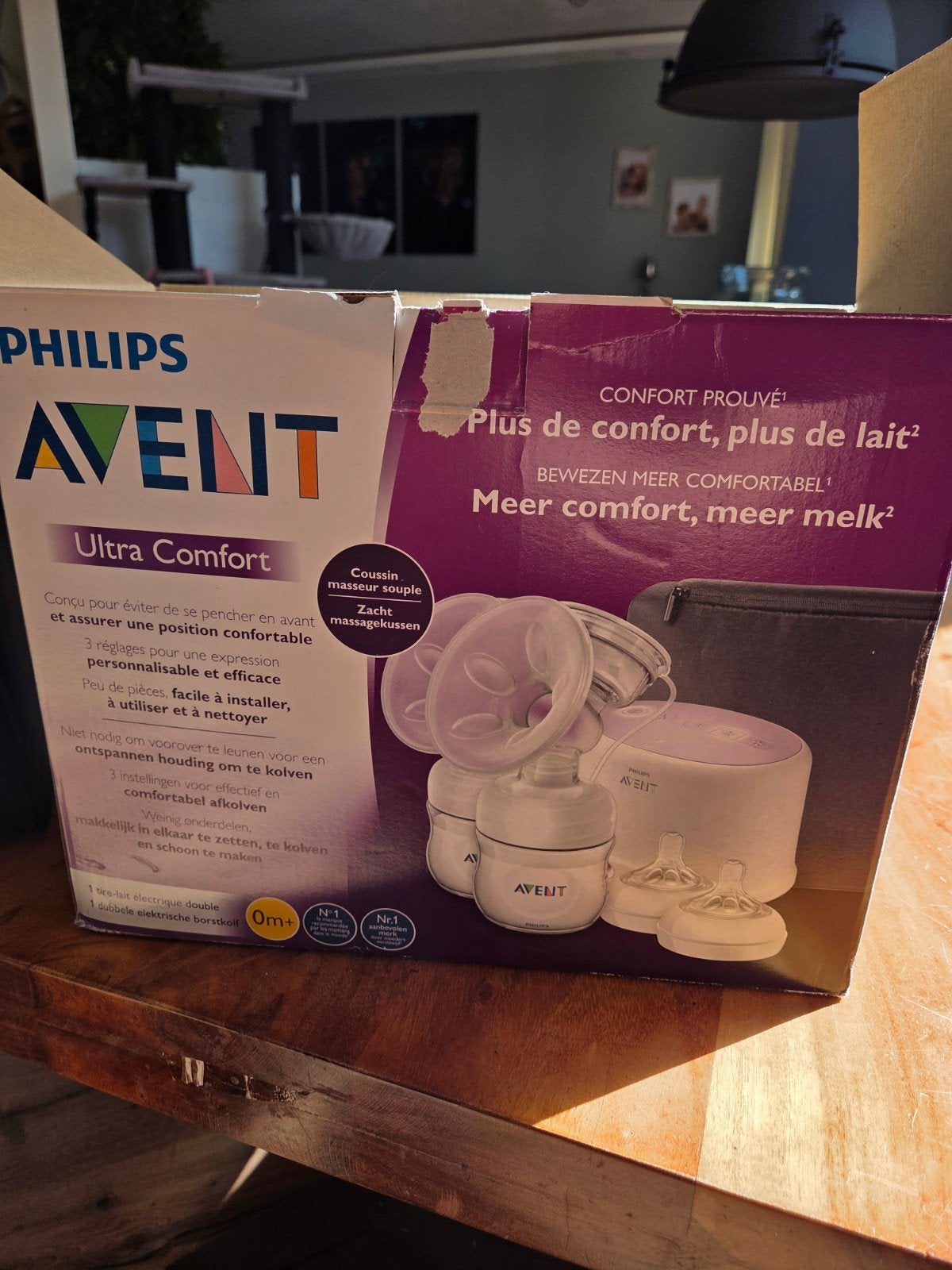 Philips Avent Ultra Comfort enkele elektrische borstkolf, Ophalen of Verzenden, Gebruikt