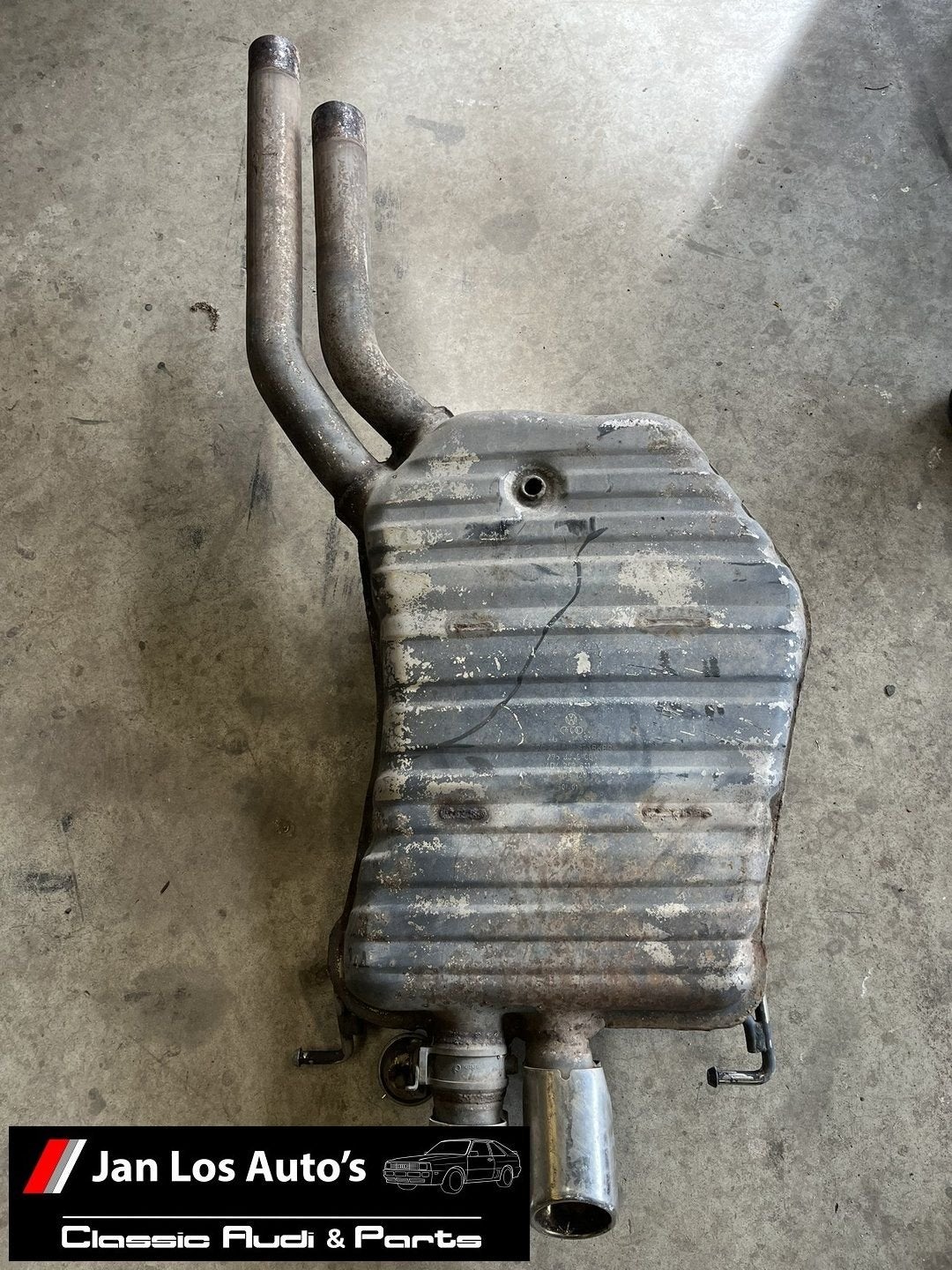 Achterdemper einddemper Audi A8 D2 W12 4D4253611A, Gebruikt, -, -, -