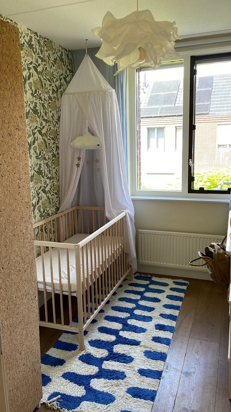 Hemeltje Kwantum, licht beige met witte stipjes, Beige, Gebruikt, Overige merken, Ophalen of Verzenden