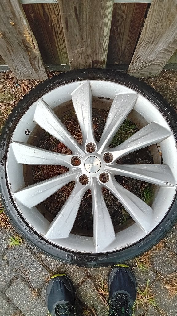 banden en velgen Tesla, Auto-onderdelen, Ophalen, Banden en Velgen, Personenwagen, Gebruikt