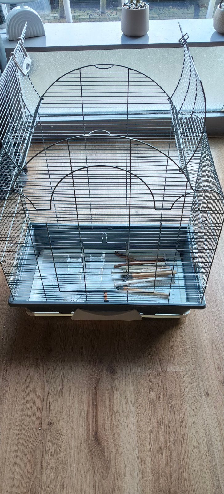 te koop grote vogelkooi, Dieren en Toebehoren, Ophalen, Minder dan 75 cm, Kooi, 60 tot 90 cm
