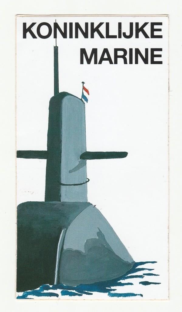 sticker Kon Marine - Onderzeeër, Verzenden, Marine, Nederland, Overige typen