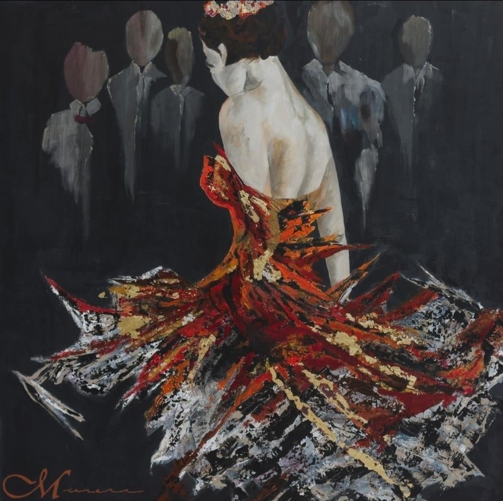 Mooi schilderij "Passionele Dans", Ophalen