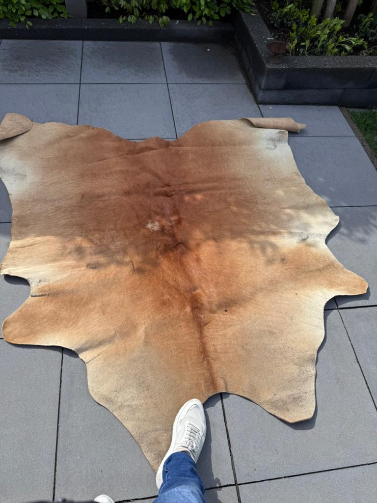 Koe vel voor de veranda?, Huis en Inrichting, Stoffering | Tapijten en Kleden, Ophalen, Rechthoekig, 50 tot 100 cm