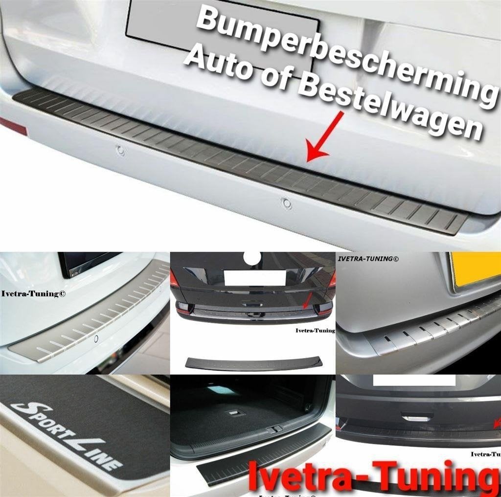 Bumperbescherming VW T4- T5- T6- CADDY, Verzenden, Ivetra-Tuning NL, Info@ivetra-tuning.nl  |  www.ivetra-tuning.nl, Huissen