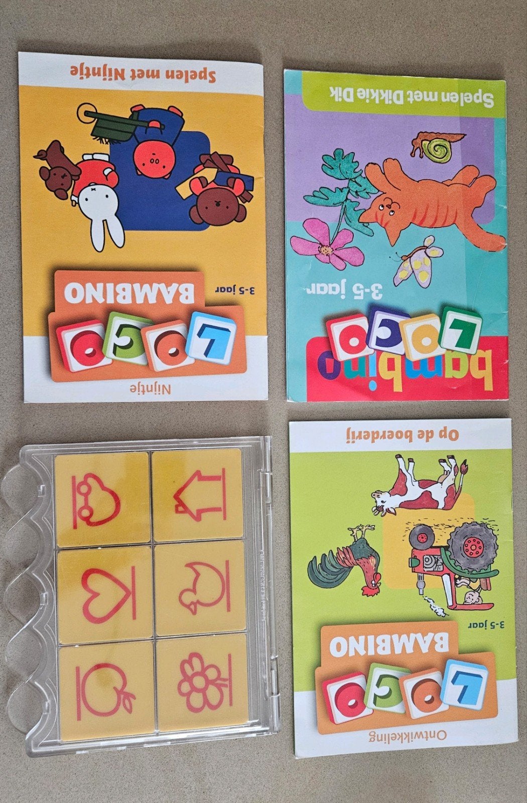 Bambino Loco met 3 Boekjes (Nijntje, Dikkie Dik, Boerderij), Ophalen of Verzenden, Gebruikt, Taal en Lezen