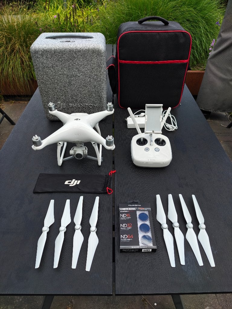 DJI Phantom 4 drone, Ophalen, Cameradrone, 15 tot 30 minuten, Zo goed als nieuw