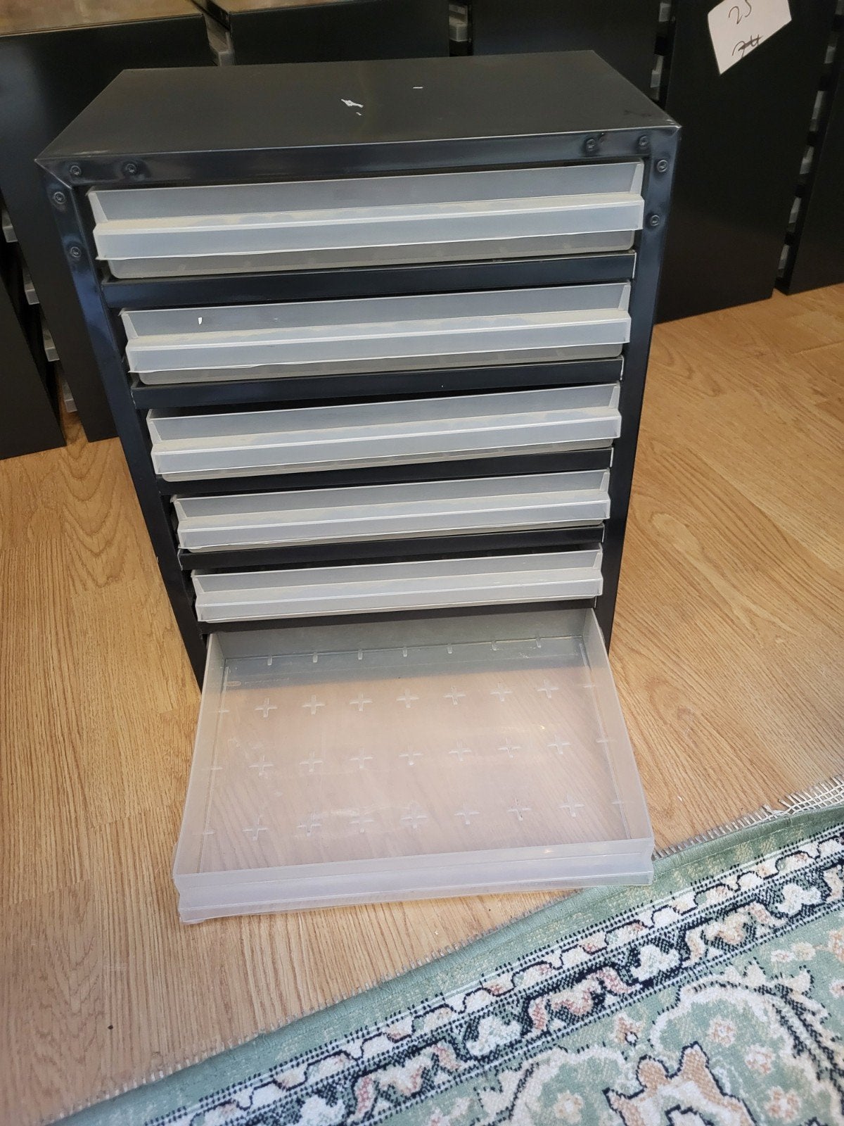 Raaco Ladekast 250/6-3 Metalen Opbergkast met 6 Lades, Ophalen, Minder dan 50 cm, Gebruikt, 5 laden of meer