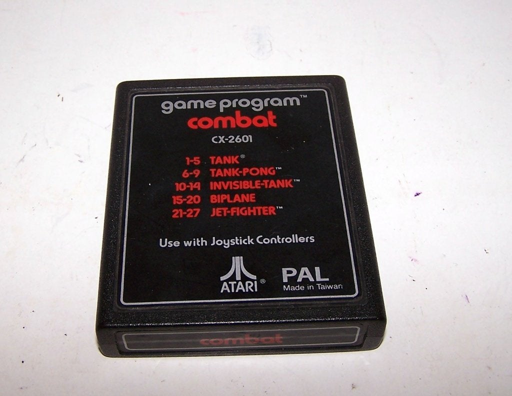 Atari Combat CX-2601 Game Cartridge - Klassiek Retro Gaming., Shooter, 2 spelers, Eén computer, Ophalen of Verzenden