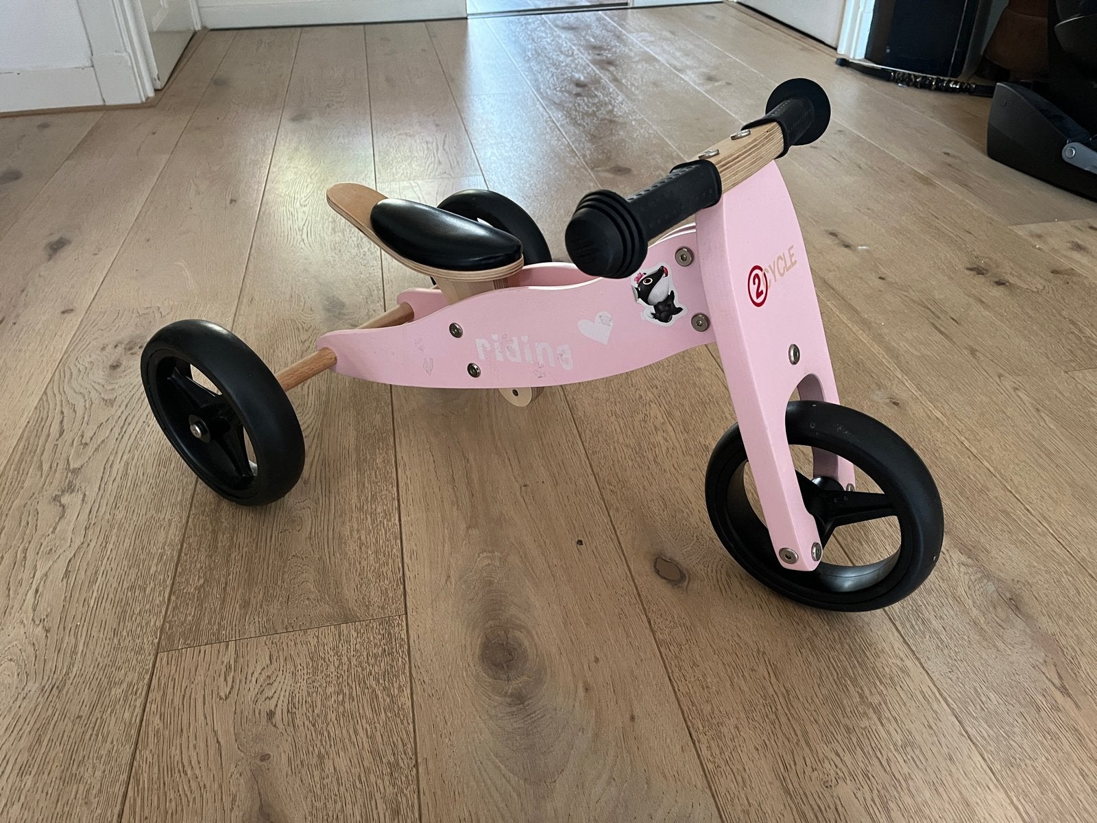Roze 2Cycle loopfiets/driewieler voor kinderen, Ophalen, Gebruikt, Loopfiets