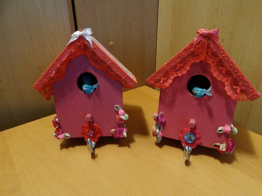 2 Lief lifestyle vogelhuisjes, Ophalen of Verzenden, Zo goed als nieuw, Wanddecoratie
