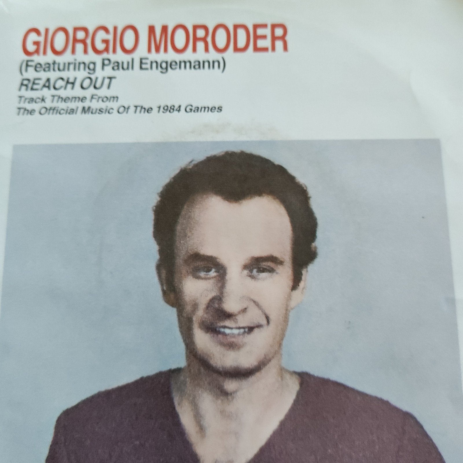 Giorgio Moroder - Reach Out (Official 1984 Games Theme), Ophalen of Verzenden, Gebruikt, Filmmuziek en Soundtracks