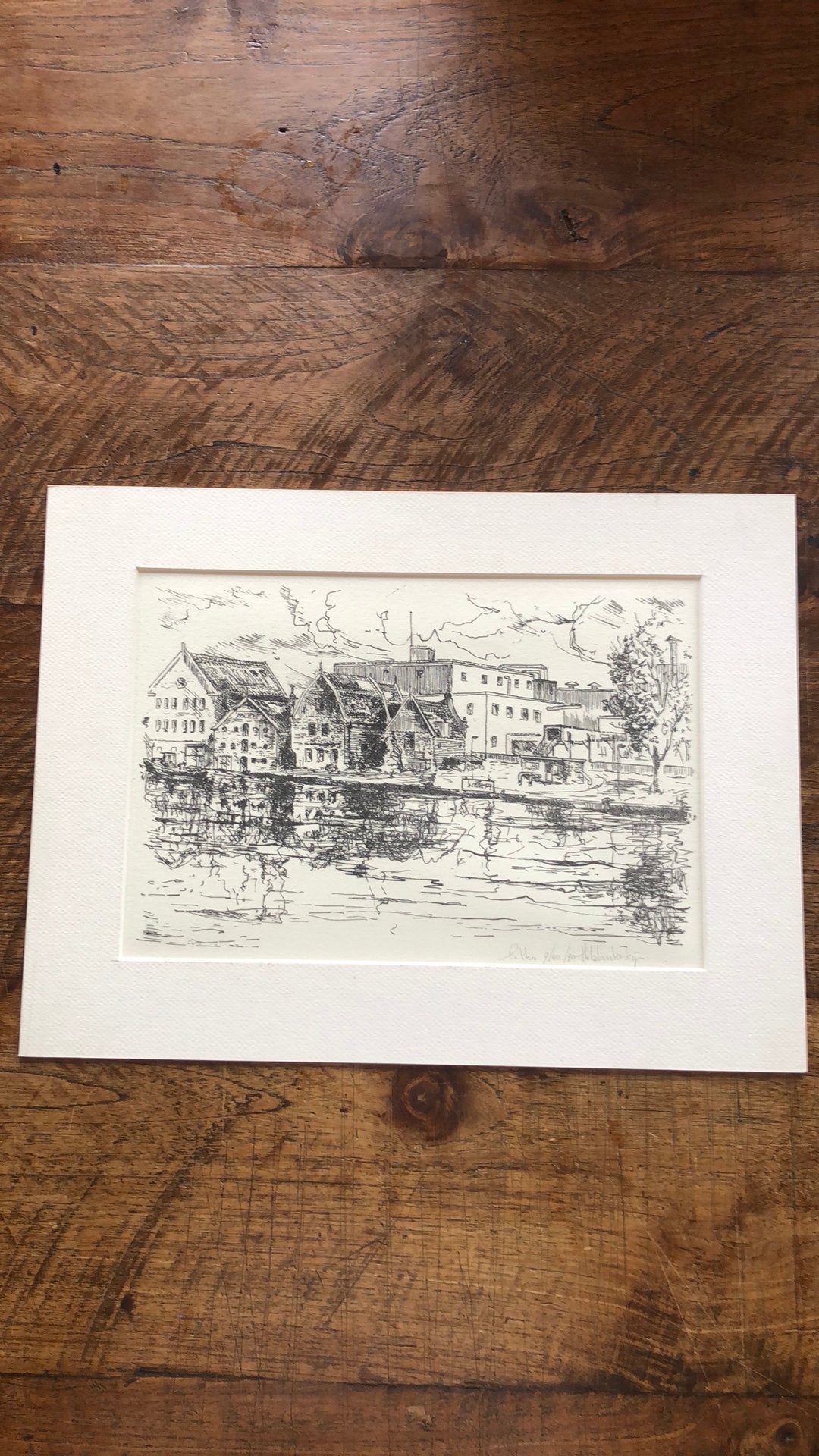 Oude litho, Ophalen of Verzenden