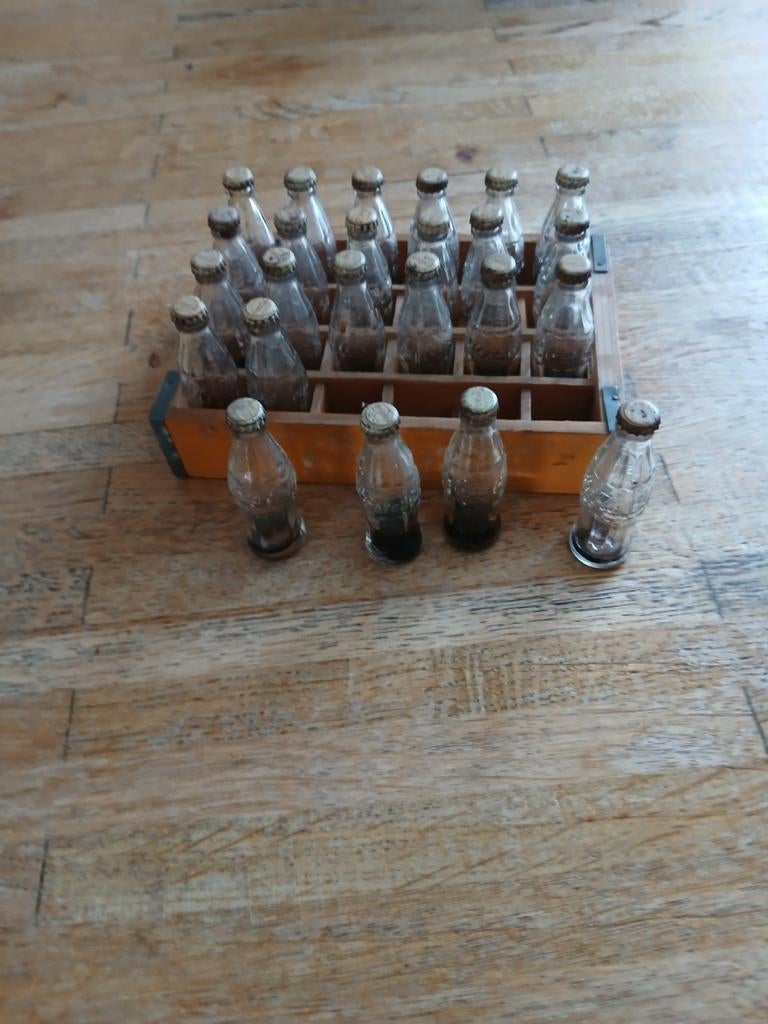 Mini cocacola kratje 1955, Ophalen of Verzenden, Reclamebord