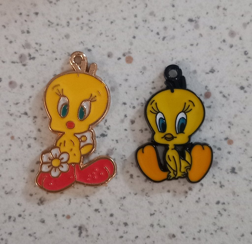 Tweety metalen bedel, Ophalen of Verzenden, Nieuw, Bedel
