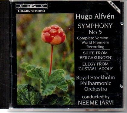 Alfven: Symfonie nr.5, De Bergkoning-suite / N.Järvi, Ophalen of Verzenden, Romantiek, Zo goed als nieuw, Orkest of Ballet