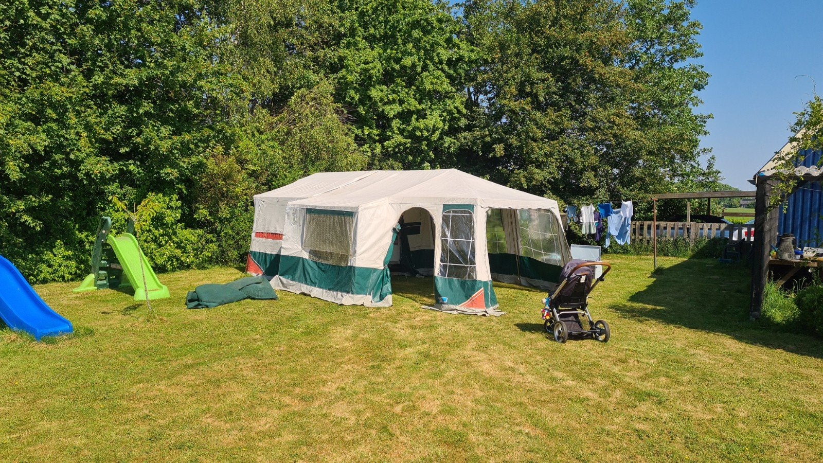 Jamet vouwwagen - Montana, Caravans en Kamperen, Ophalen of Verzenden, Groen, Tot en met 4, Jamet