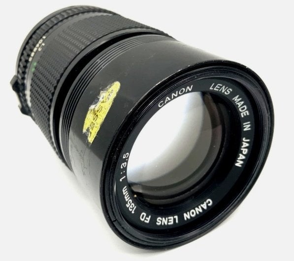 canon lens fd 135mm 1:35, Ophalen of Verzenden, Telelens