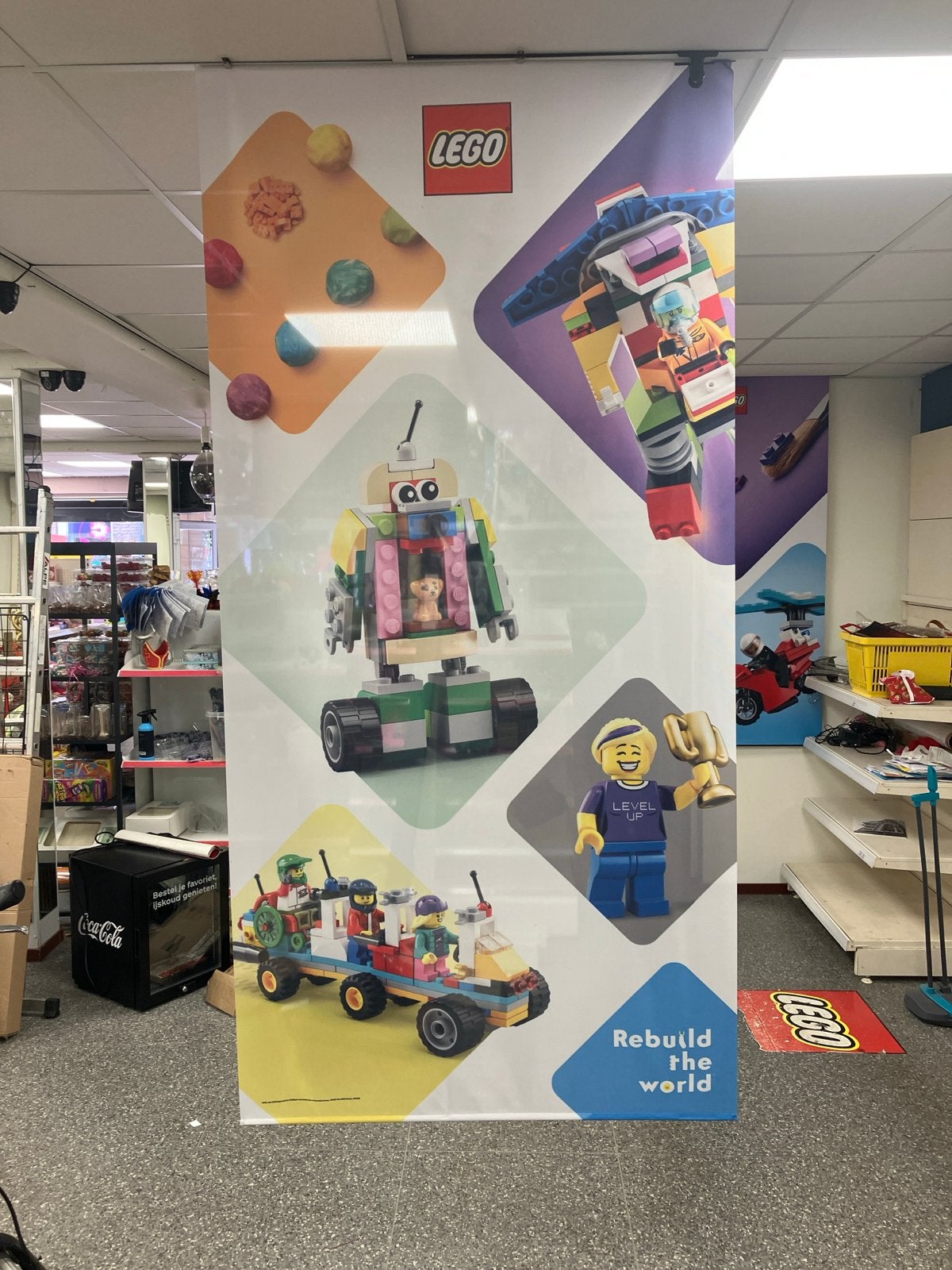 Lego Rebuild the World banner, Gebruikt, Overige thema's, Lego, Overige typen