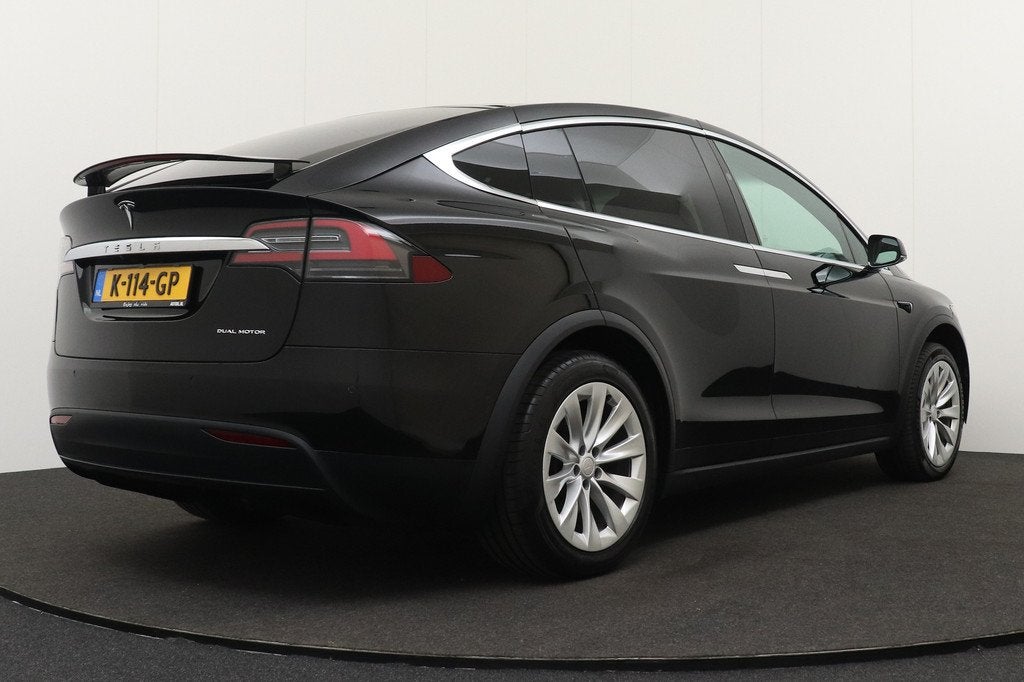 Tesla Model X Long Range 7-Persoons Full Self-Driving Trekha, Auto's, Tesla, Automaat, Model X, Gebruikt, Zwart
