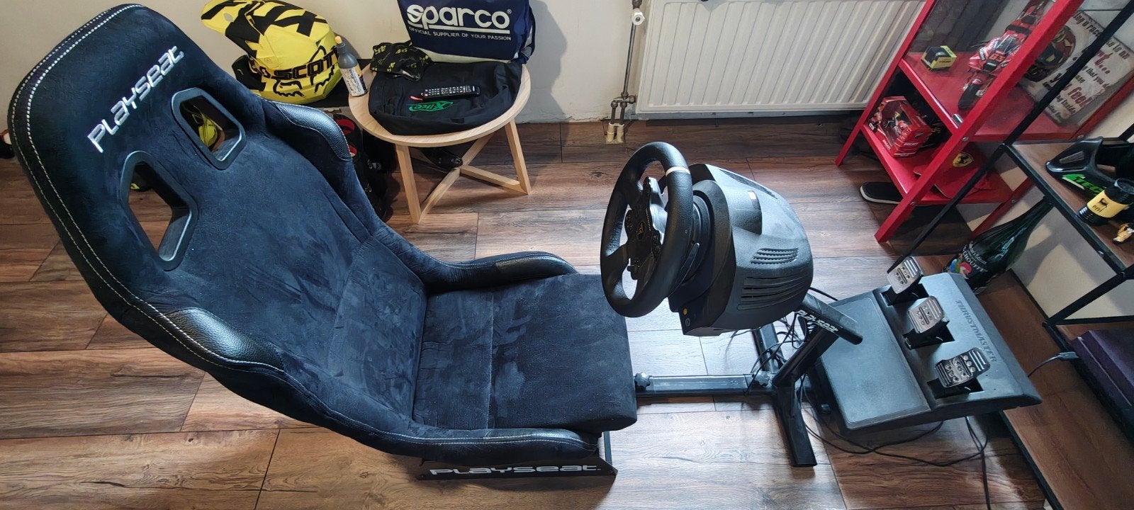 Playseat Evolution PRO ActiFit met Thrustmaster T300RS xbox, Spelcomputers en Games, Ophalen, Gebruikt