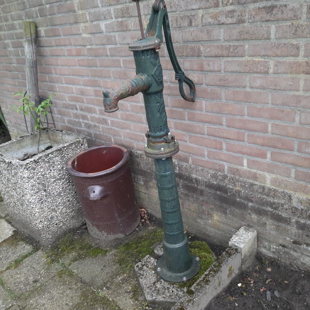 pomp, Ophalen, Gebruikt, Handmatig, Regentonpomp