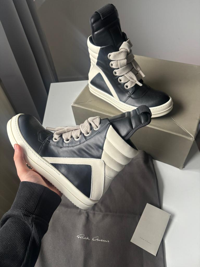 Rick Owens Jumbolace Geobasket Sneakers, Ophalen of Verzenden, Nieuw, Zwart