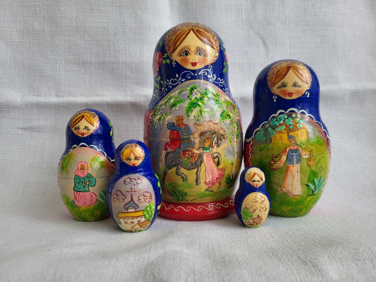 matroesjka babushka 5 delig, Ophalen of Verzenden
