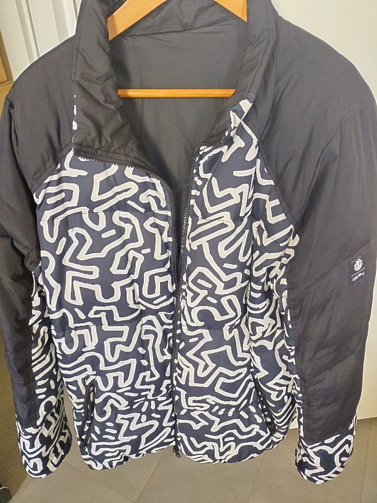 Element X Keith Haring dubbelzijdige winterjas (maat XL), Zwart, Maat 56/58 (XL), Ophalen of Verzenden, Element