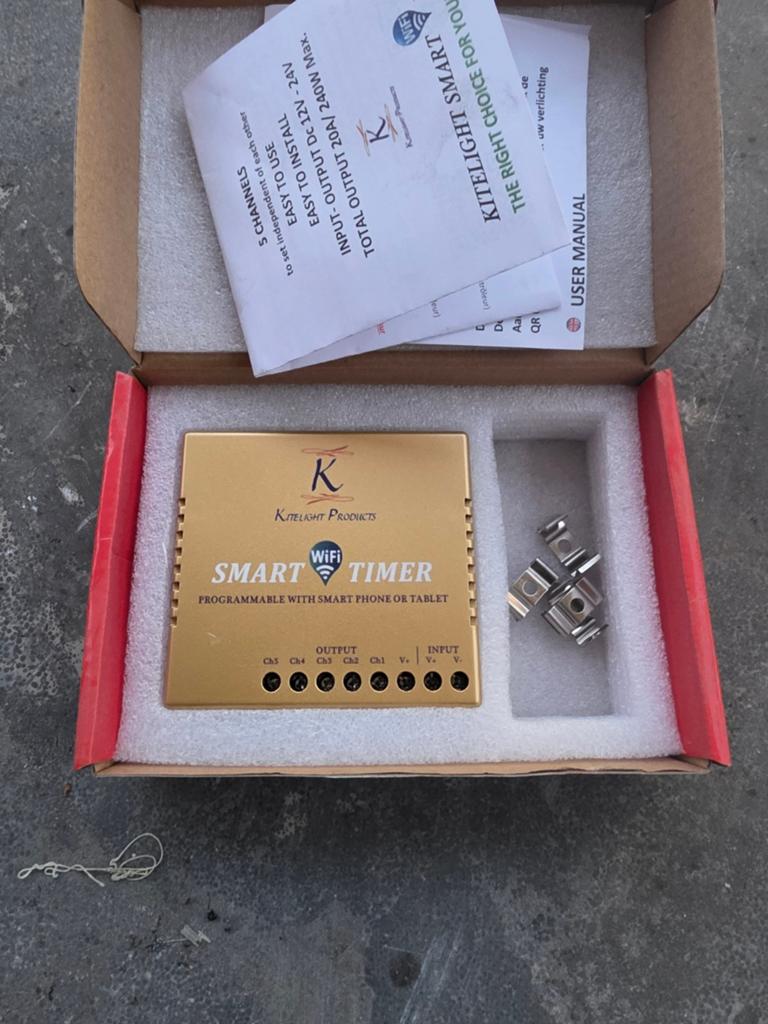 KiteLight Smart Timer WiFi 5-kanaals LED controller, Ophalen of Verzenden, Nieuw