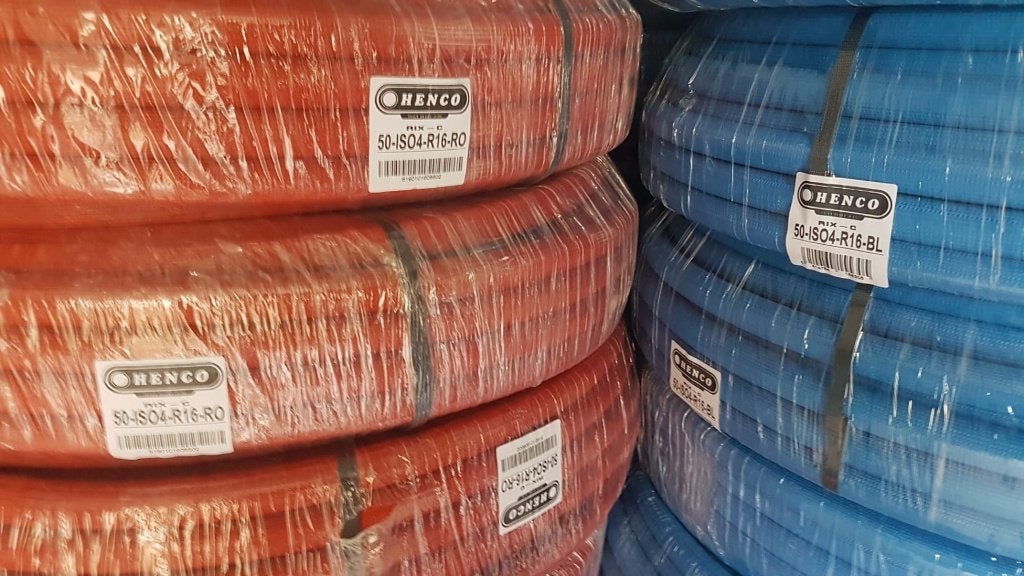 Henco Alpex buis geisoleerd Ø16-Ø20- Ø26 Blauw of Rood 50Mtr, Ophalen, Overige materialen, 6 meter of meer, Overige typen