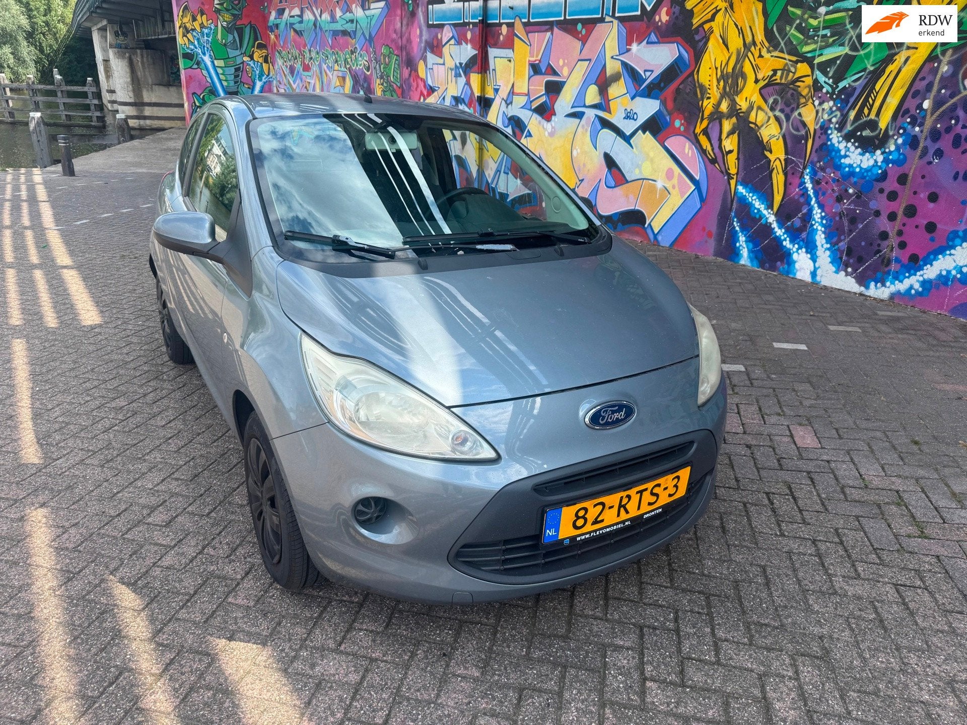 Ford Ka 1.2 Cool & Sound start/stop. Airco distributie verva, Voorwielaandrijving, Stof, Gebruikt, 4 cilinders