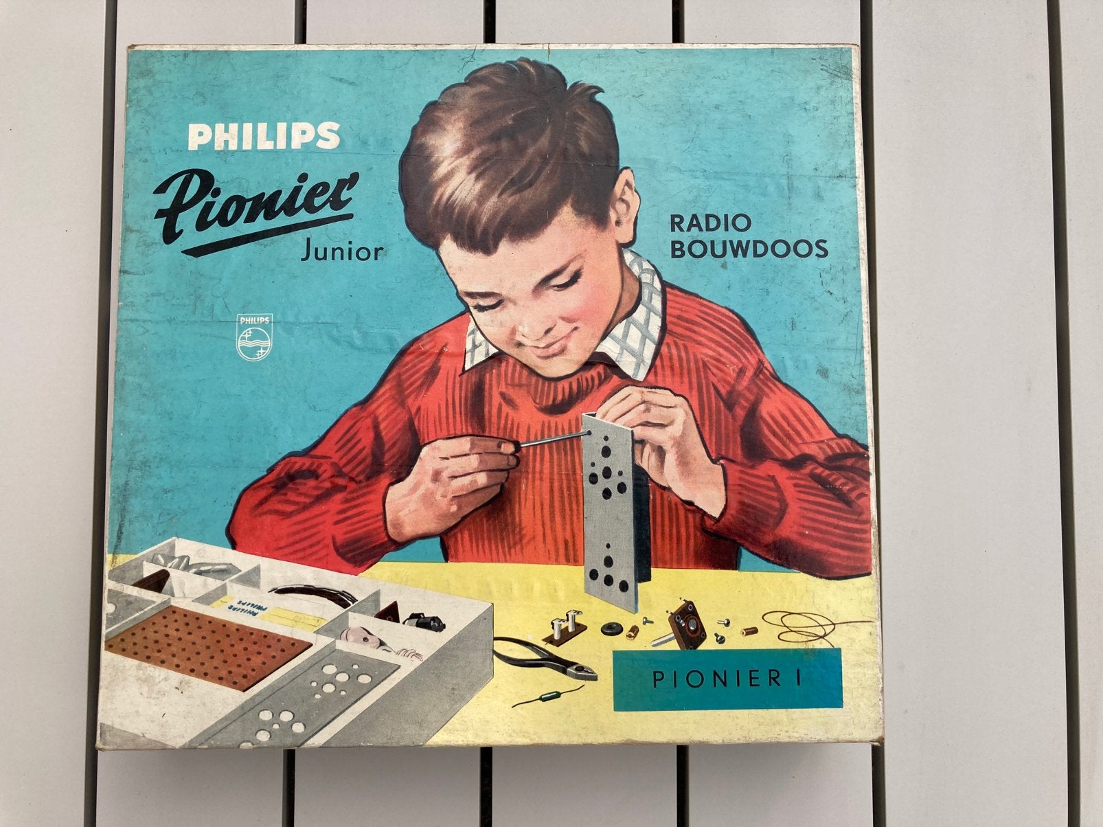 Philips Pionier 1Junior radio bouwdoos, Ophalen of Verzenden, Gebruikt
