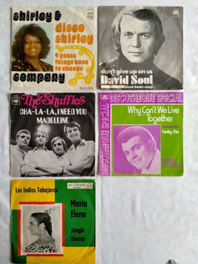 Lege singlehoesjes, Gebruikt, 7 inch, Single, 1970 - 1979