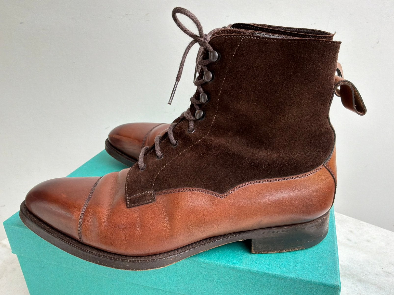 Edward Green Galway maat 8.5 boots, Ophalen, Overige kleuren, Boots, Zo goed als nieuw