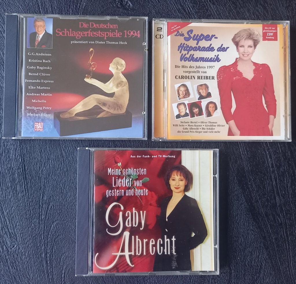 Duitse Schlagers 3 originele CD'S, Ophalen of Verzenden, Gebruikt
