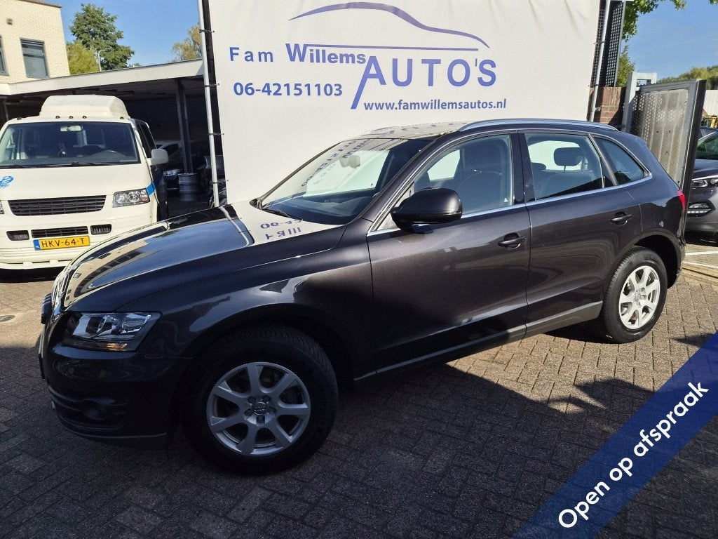Audi Q5 2.0 TFSI q. ProL Bns Nap NL (bj 2012), Auto's, Euro 5, Stof, Gebruikt, Zwart