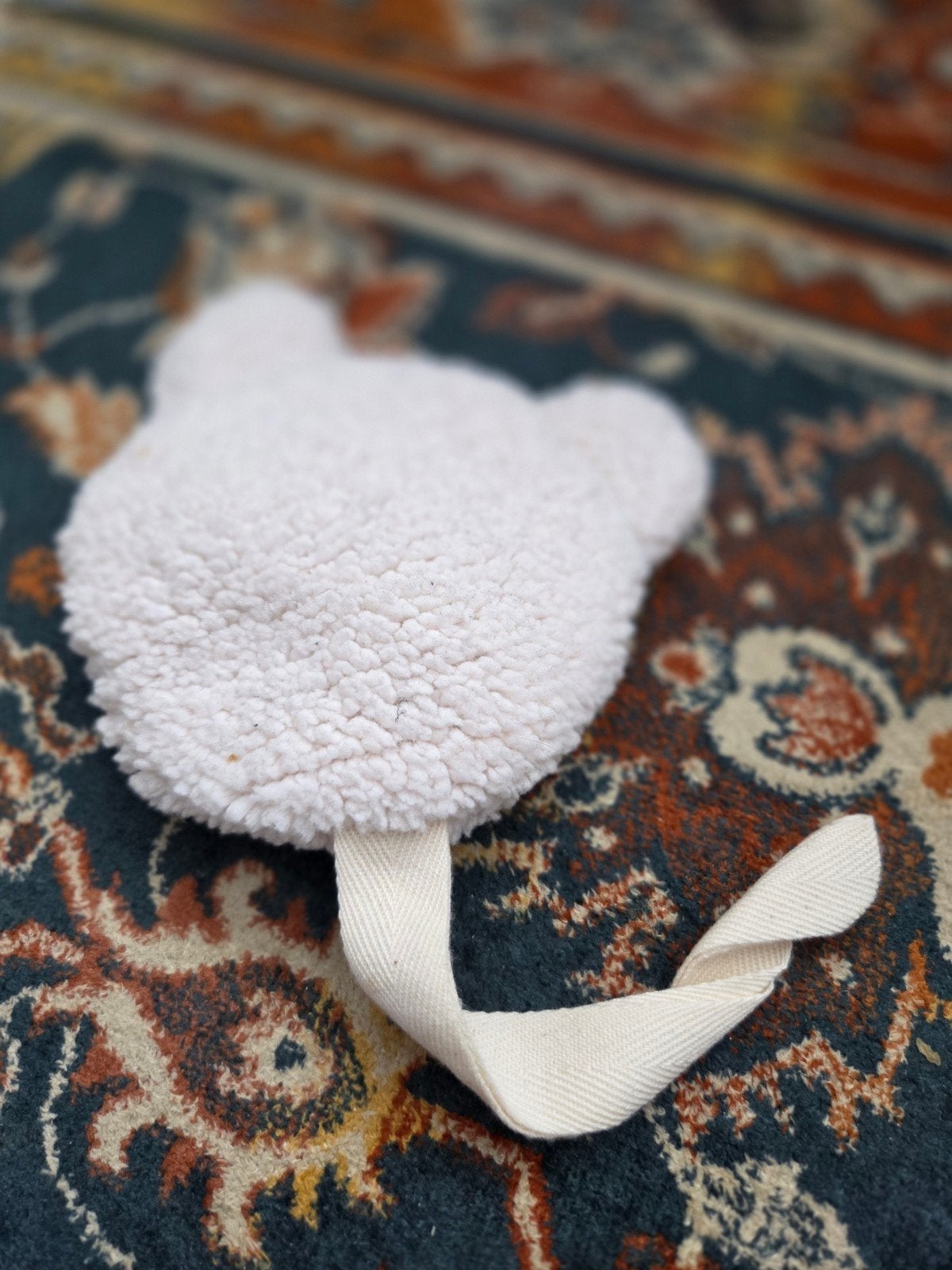 Schattig wit beertje knuffeldoekje, Overige merken, Overige karakters, Ophalen of Verzenden, Zo goed als nieuw
