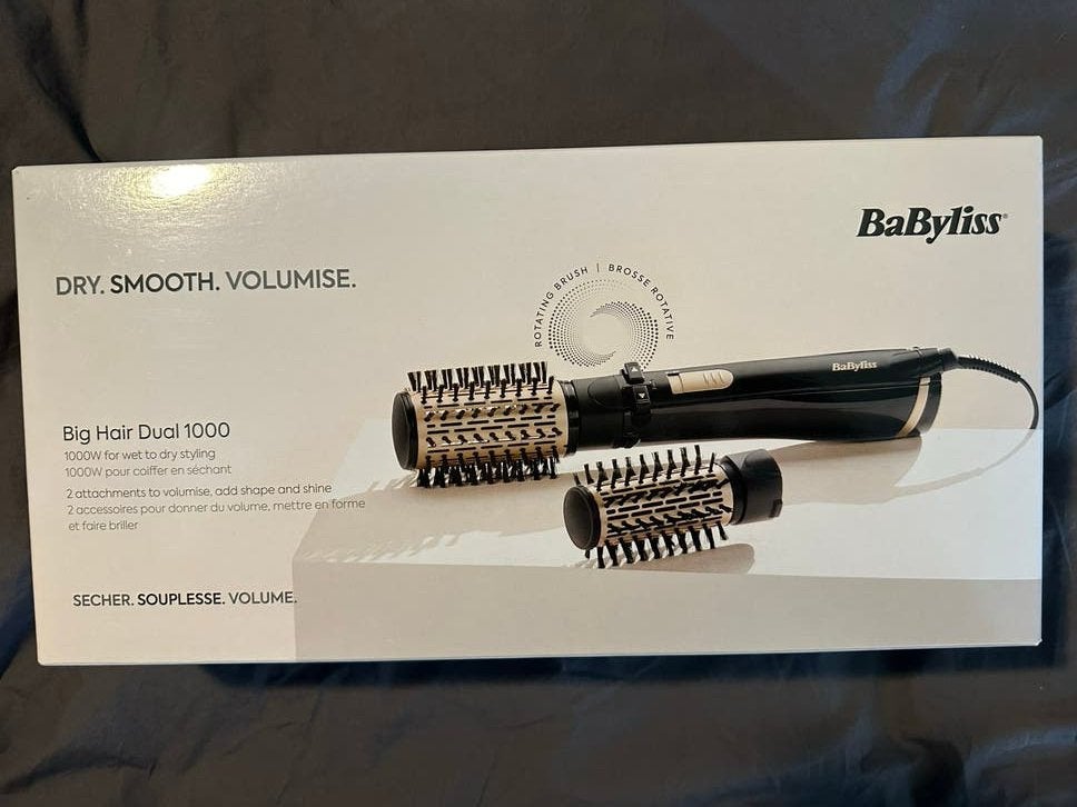BaByliss Big Hair Dual 1000, Ophalen of Verzenden, Nieuw, Haarverzorging