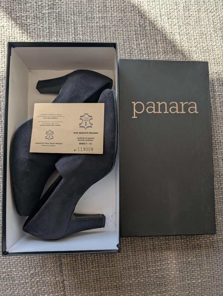 Panara dames pumps, zwart, maat 38,5, Ophalen of Verzenden