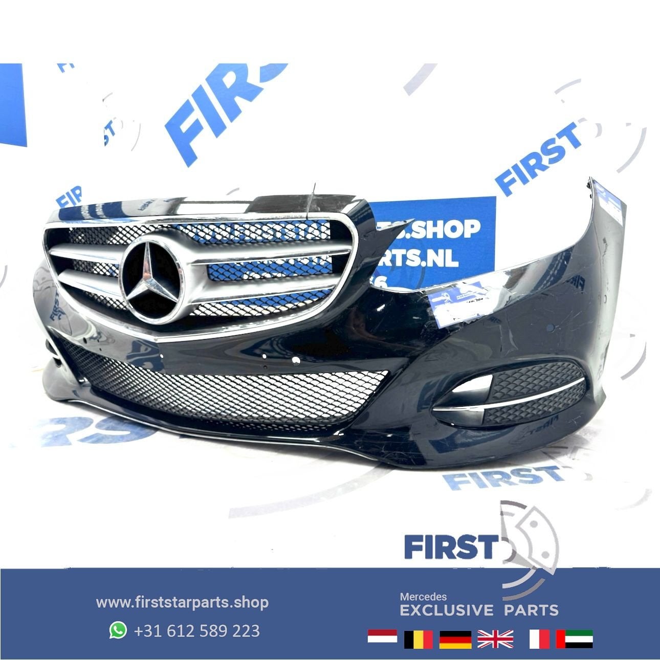 W212 BUMPER COMPLEET S212 E KLASSE FACELIFT VOORBUMPER ELEGA, Gebruikt, -, Voor, Ophalen of Verzenden