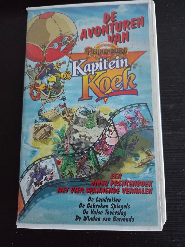 De Avonturen van Kapitein Koek - Video Prentenboek, Ophalen, Gebruikt, Tekenfilm, Alle leeftijden