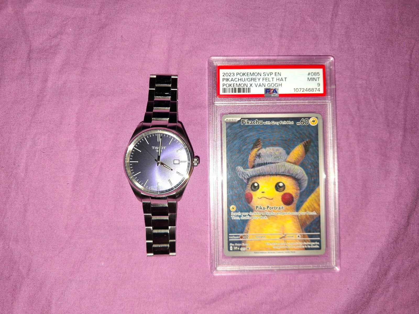 Van gogh pikachu psa 9, Ophalen, Zo goed als nieuw, Losse kaart