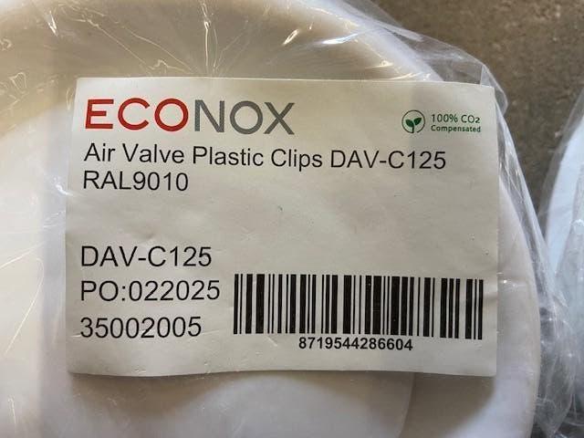 EcoNox ventilatieventiel 125mm - NIEUW -, Ophalen, Overige materialen, Overige typen, Nieuw