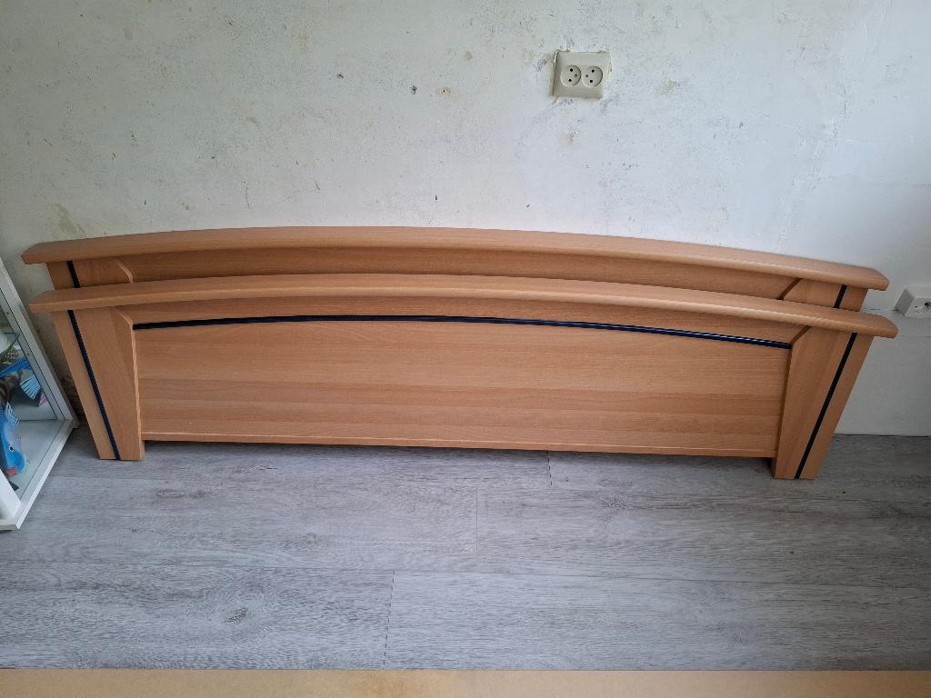 2 persoons-bed ombouw ledikant 180 x 200  zonder bodem, Huis en Inrichting, Slaapkamer | Bedden, Ophalen, Gebruikt, Tweepersoons