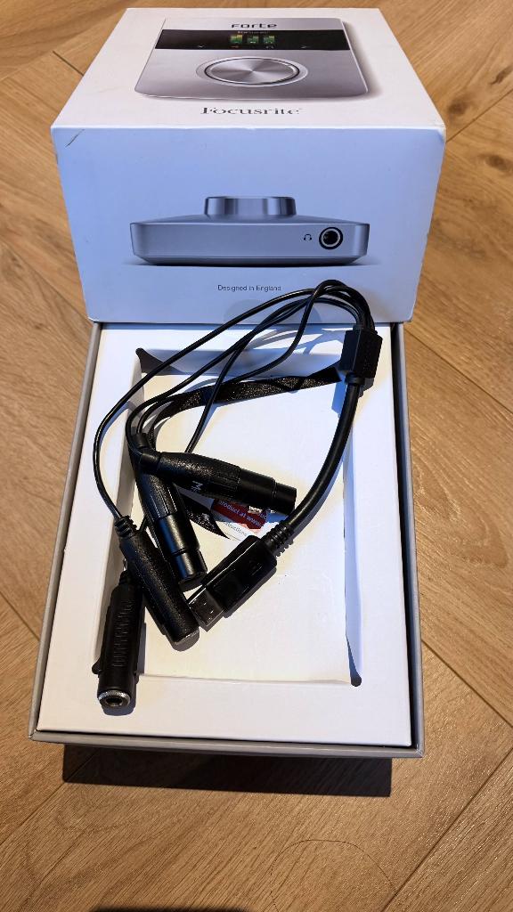 Focusrite Forte (Doos en Kabel accessoires), Computers en Software, Geluidskaarten, Ophalen of Verzenden, Gebruikt, Extern, Focusrite