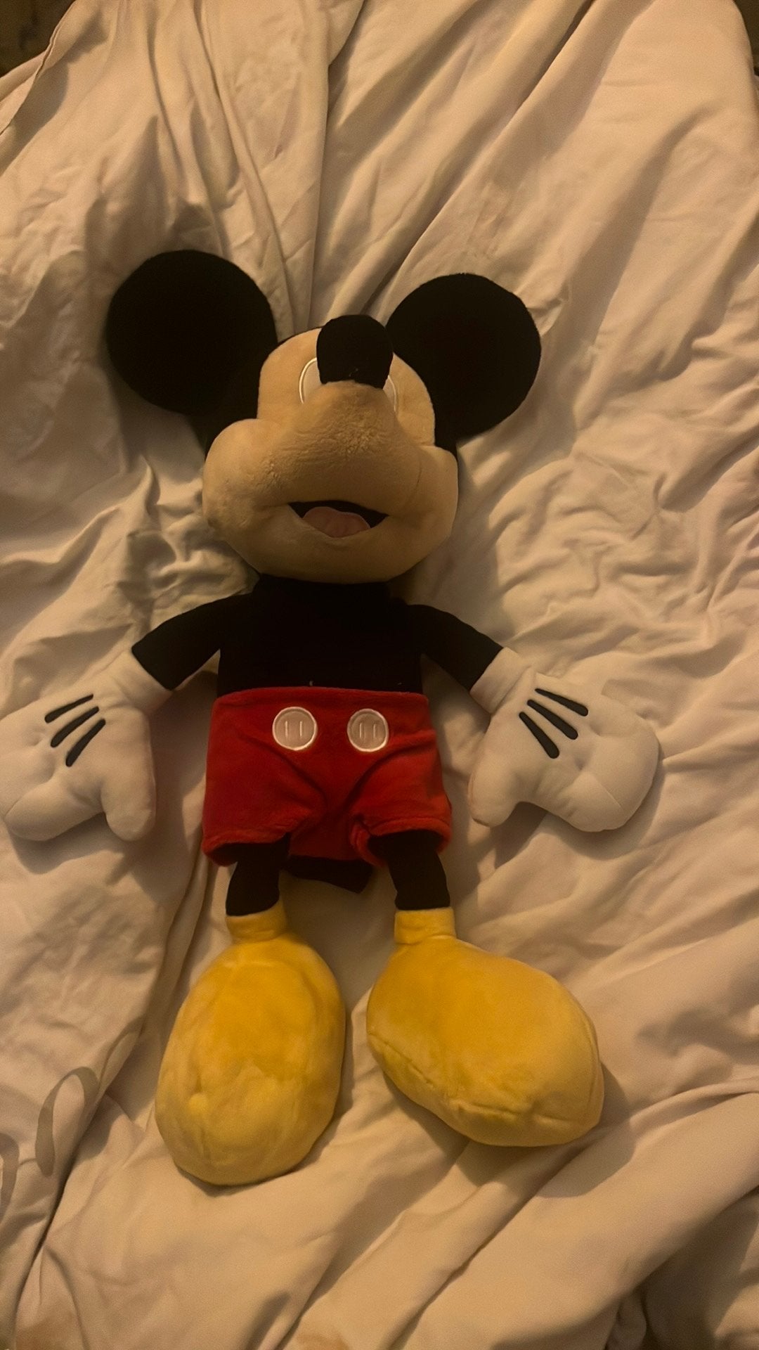 Mickey mouse knuffel, Muis, Disney, Disney, Ophalen of Verzenden