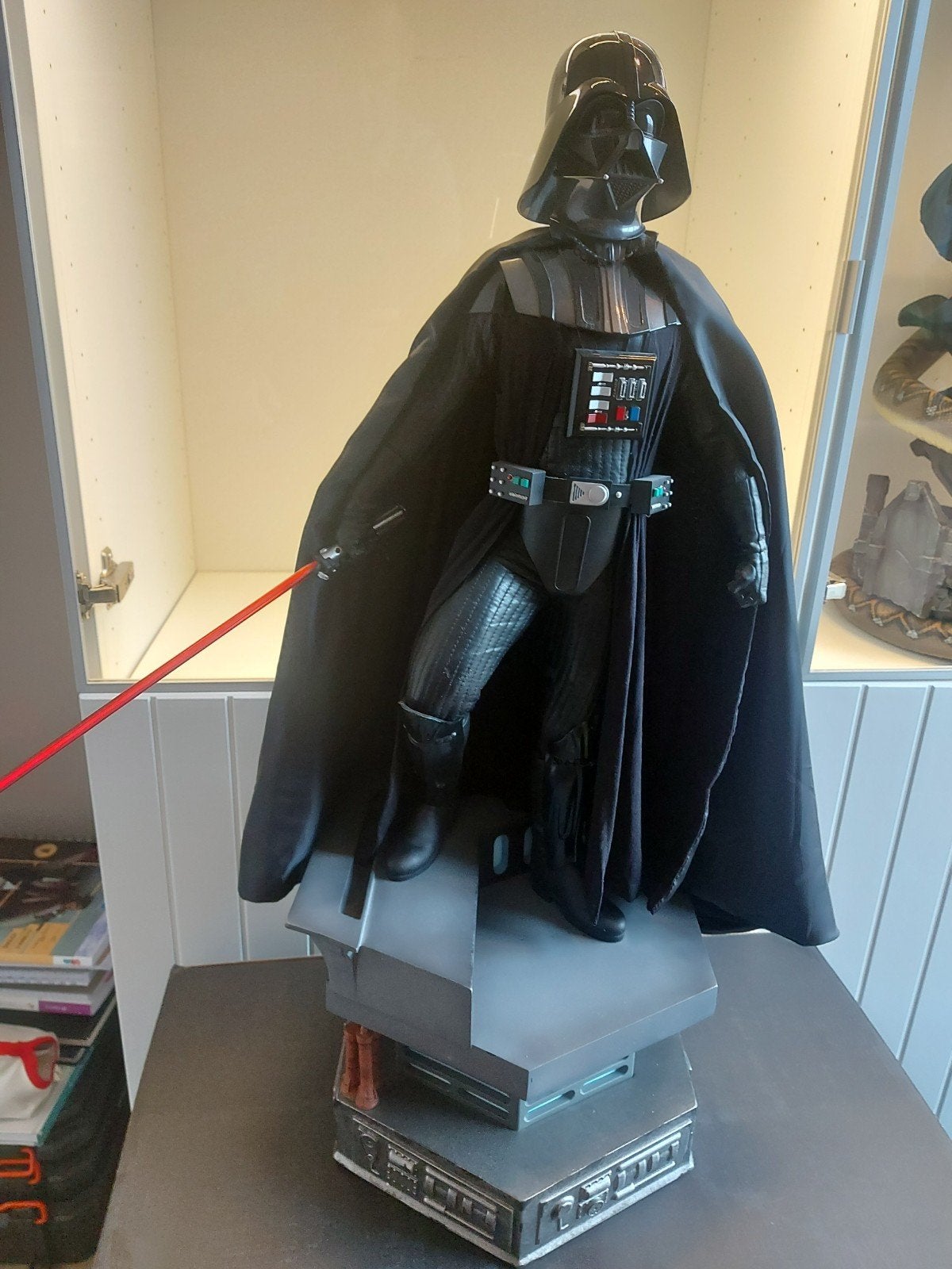 Star wars premium format 1/4 sideshow darth vader ( ROTJ ), Verzamelen, Star Wars, Gebruikt, Ophalen