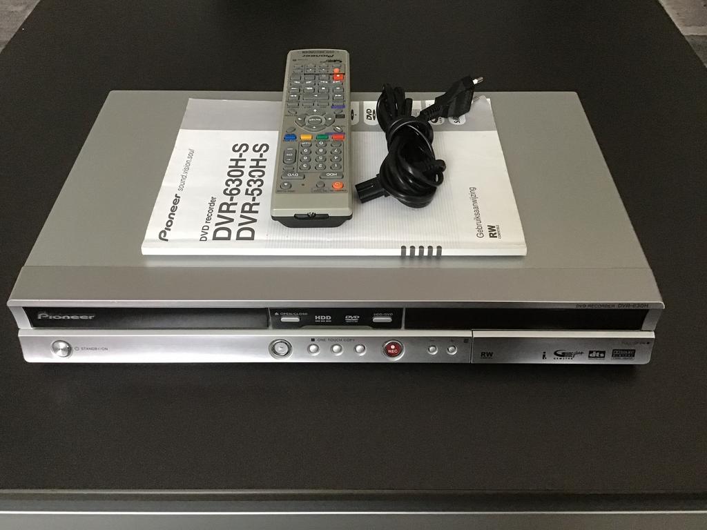 HD Recorder Pioneer DVR 630 H 250 GB Met Juke-Box functie, Ophalen of Verzenden, Zo goed als nieuw, Pioneer, Met harddisk