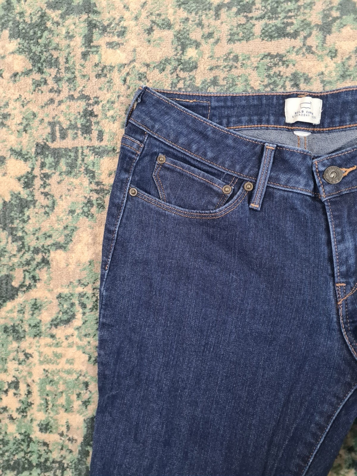 Levi's bold curve straight leg W26 L34 Dames Tulsi2634, Kleding | Dames, Blauw, Ophalen of Verzenden, Zo goed als nieuw, W27 (confectie 34) of kleiner